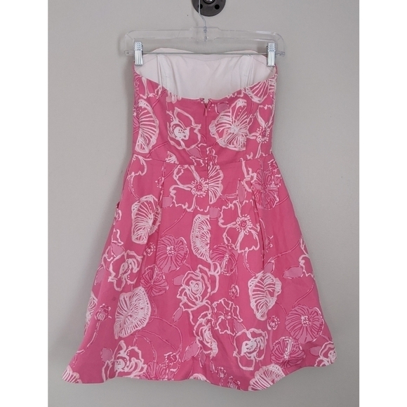 Lilly Pulitzer Blossom Dress in Hotty Pink Dahlia - Picture 3 of 10